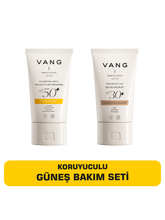 Yüksek Koruma Ve Nemlendirici Güneş Kremi SPF 50+ & Işıltılı BB Krem Güneş Bakım Seti