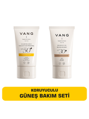 Yüksek Koruma Ve Nemlendirici Güneş Kremi SPF 50+ & Işıltılı BB Krem Güneş Bakım Seti