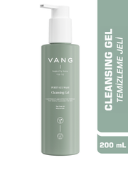 Vang Cleansing Gel - Yağlı ve Karma Ciltler için Nemlendirici ve Bariyer Onarıcı Yüz Temizleme Jeli - Yüz Yıkama Jeli 200 ml