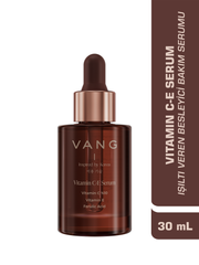 Vang Leke Karşıtı & Aydınlatıcı C Vitamini Serumu | E Vitamini & Ferulic Asit | Nemlendirici & Kırışıklık Karşıtı 30 ml