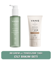 2'Lİ CİLT BAKIM SETİ Yağ Bazlı Makyaj Temizleme Jeli + BB Krem