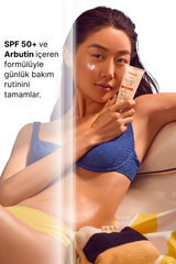 Vang Pembe Renkli Yüz Güneş Kremi, SPF 50+, Leke Karşıtı & Ton Eşitleyici, Yeni Nesil Filtreli, Yüksek Koruma, Tüm Cilt Tipleri, 50 ml
