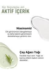 Vang Yağlı, Karma ve Akneye Meyilli Ciltler İçin Yüz Temizleme Jeli, Nemlendirici & Bariyer Destekleyici, 200 ml