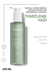 Vang 2'li Çift Aşamalı Cilt Temizleme Seti, Makyaj & Güneş Kremi Temizleme Yağı + Günlük Yüz Temizleme Jeli 200 ml